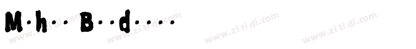 Mohol Bold字体转换